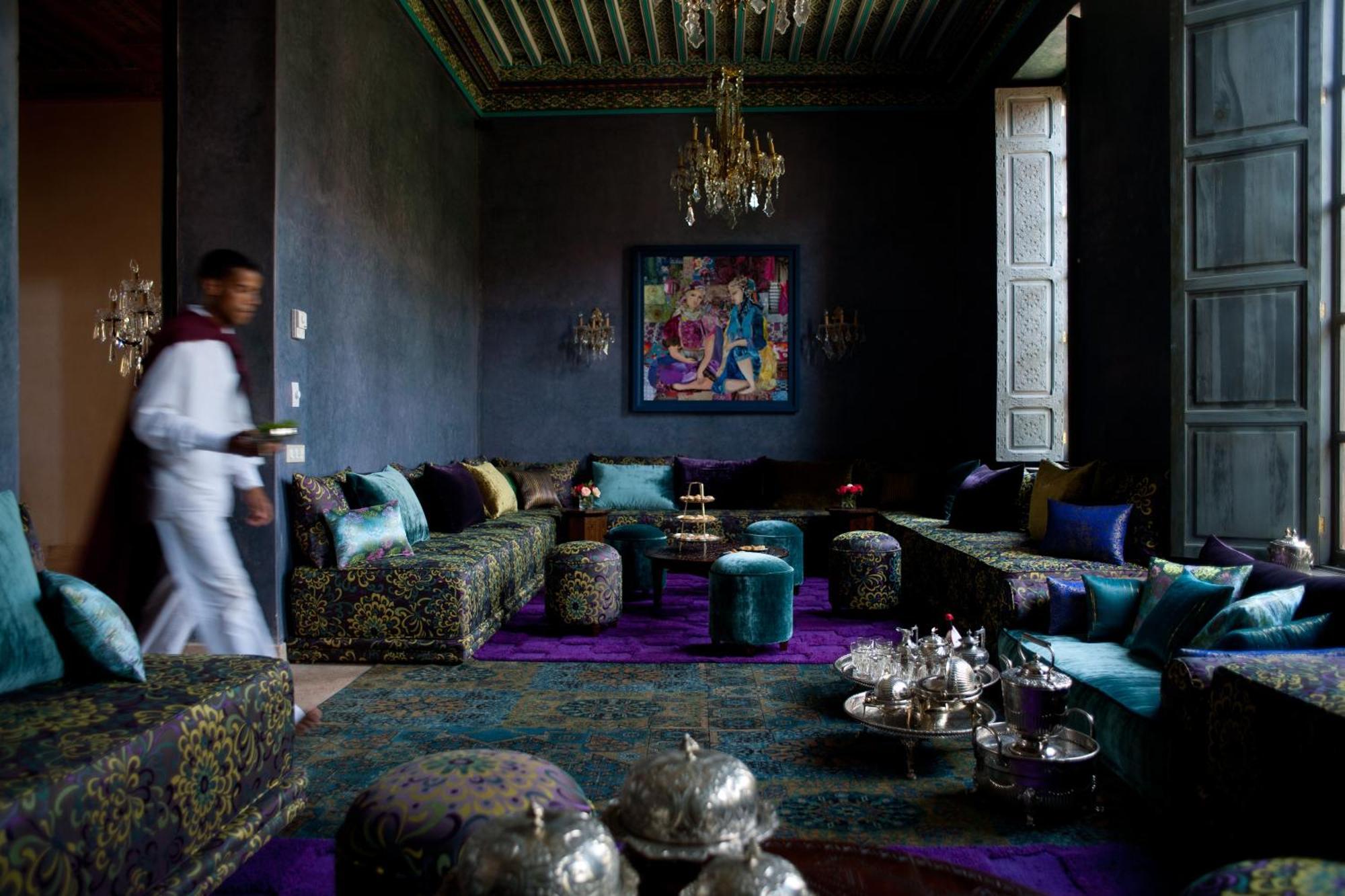 Tigmiza Boutique Hotel & Spa Ouled Jelal Zewnętrze zdjęcie The living room at the Hotel Majorelle