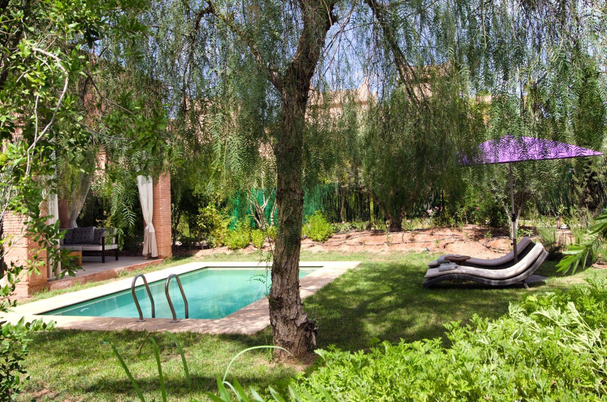 Tigmiza Boutique Hotel & Spa Ouled Jelal Pokój zdjęcie The garden of the Riad